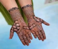 Mid Length Mehndi Both Side
